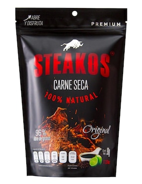 Carne Seca Natural Steakos 90 Gramos