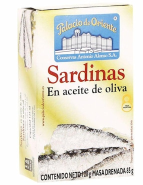 Sardinas en Aceite de Oliva Palacio de Oriente 85 g