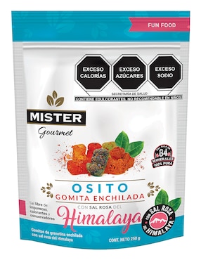 Gomitas de Grenetina Enchiladas con Sal rosa del Himalaya Mister Gourmet 250 g