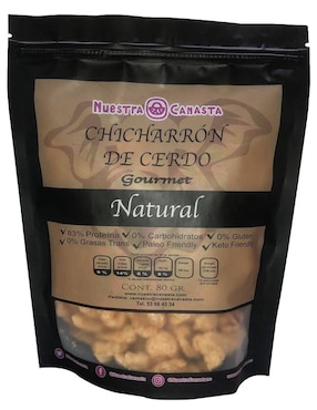 Chicharrón De Cerdo Natural Nuestra Canasta 80 G