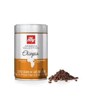 Café de grano sabor natural Illy Etiopia 250 g