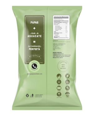 Papas fritas con aceite de aguacate Zumitam 142 g