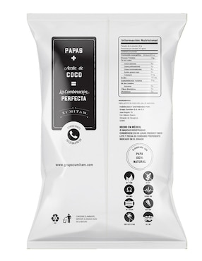 Papas fritas con aceite de coco Zumitam 142 g