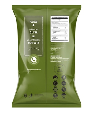 Papas fritas con aceite de oliva Zumitam 142 g
