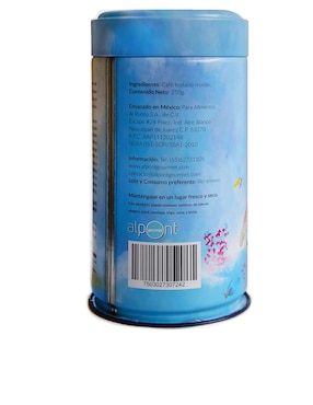 Café americano molido sabor natural de Costa Rica Alpont 250 g