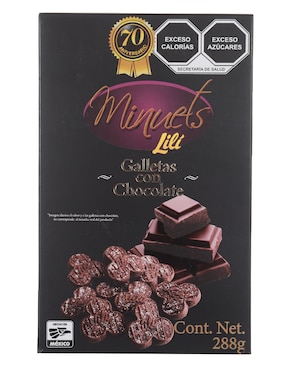 Galletas de chocolate Lili Minuets