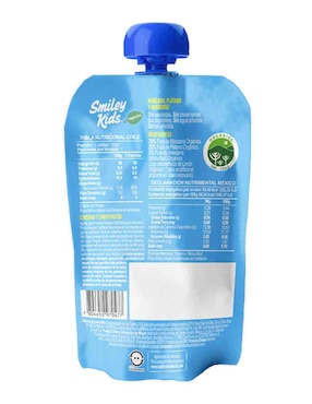 Puré de manzana, plátano y arándano Smiley Kids 90 g