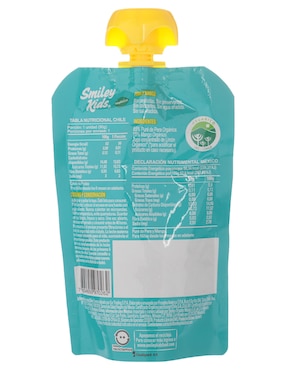 Puré de pera y mango Smiley Kids libre de químicos 90 g