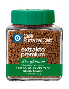 Café Soluble Liofilizado Descafeinado Punta Del Cielo 110 G