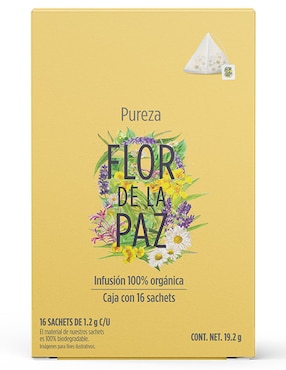 Té Manzanilla En Sachet Flor De La Paz Pureza 19.2 G