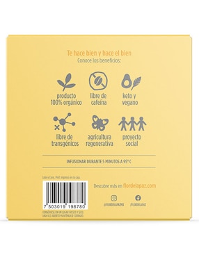 Té manzanilla en sachet Flor de la paz Pureza 19.2 g