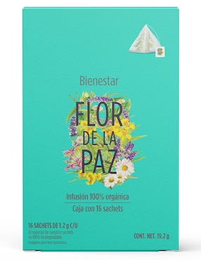 Té Verde En Caja Flor De La Paz