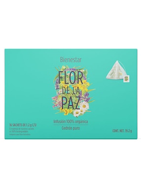 Té verde en caja Flor de la Paz
