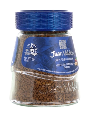 Café soluble sabor avellana de Colombia Juan Valdez 94 g