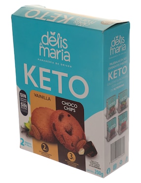 Galletas de vainilla y choco chips Delis De Maria Keto