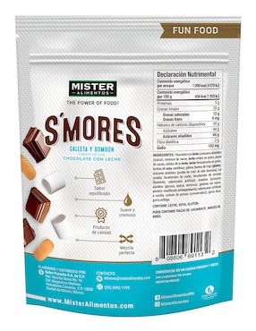 Galleta y bombón cubiertos de chocolate con leche Mister Gourmet 250 g