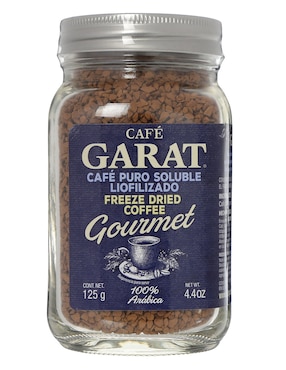 Café soluble sabor natural de México Garat 125 g
