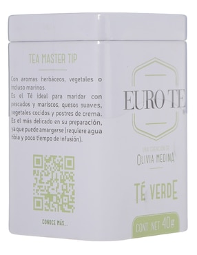 Té verde en polvo Euro Te Olivia Medina 40 g