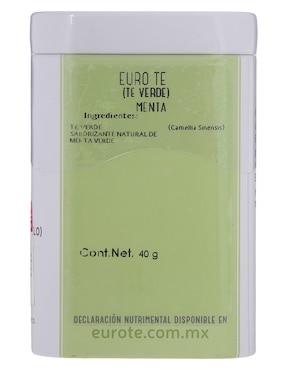 Té verde en polvo Euro Te Olivia Medina 40 g