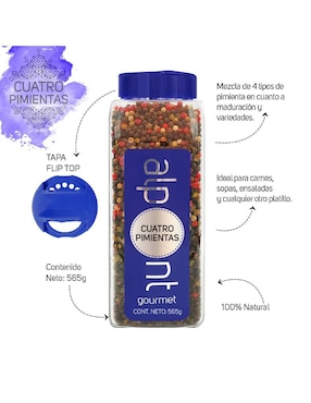 Cuatro pimientas Alpont 565 g