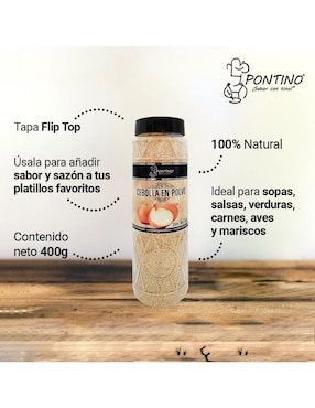 Cebolla en polvo Pontino 400 g