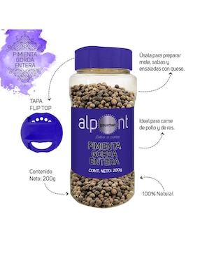 Pimienta gorda entera Alpont 200 g