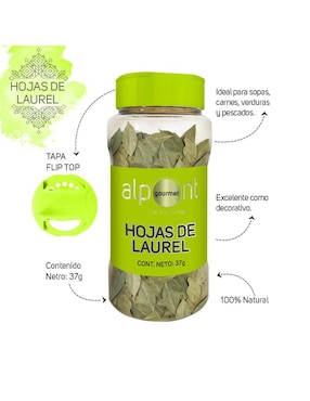 Hojas de laurel Alpont 37 g