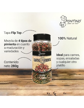 Cuatro pimientas Pontino 280 g