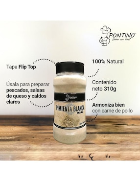 Pimienta blanca molida Pontino 310 g
