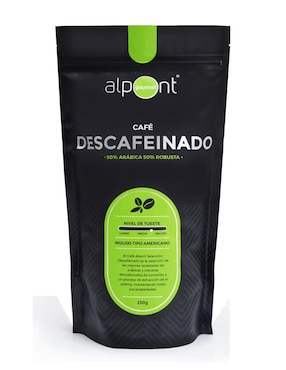 Café Molido Sabor Tostado Alpont Gourmet Descafeinado 250 G