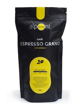 Café De Grano Sabor Tostado Alpont Gourmet Espresso 250 G