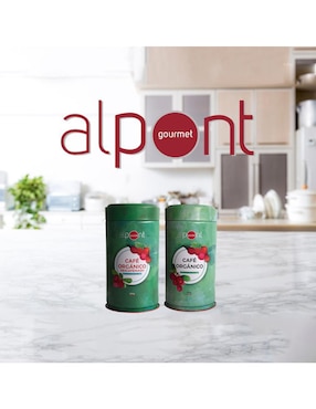 Café americano molido sabor tostado de México Alpont Gourmet orgánico 250 g