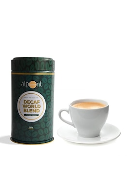 Café americano molido sabor tostado de África Alpont Gourmet Decaf World Blend 250 g