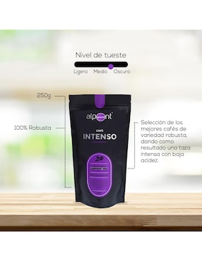 Café americano molido sabor tostado de México Alpont Gourmet 250 g