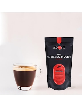 Café espresso molido sabor tostado de México Alpont Gourmet espresso 250 g