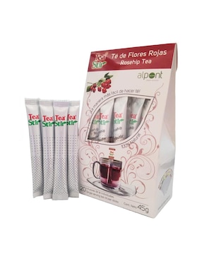 Té de flores rojas en sachet Alpont 20 infusores
