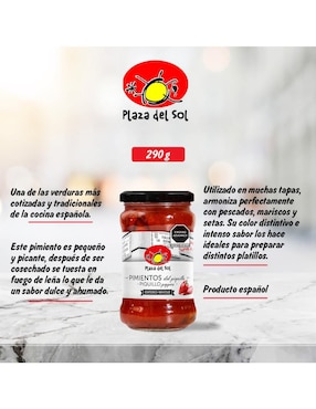 Pimientos del piquillo Plaza del Sol de 290 g