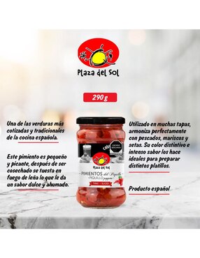 Pimientos del piquillo Plaza del Sol de 290 g