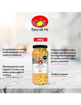Garbanzos Plaza del Sol de 540 g