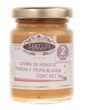 Crema De Hongos Sabor Porcini Y Trufa Blanca Jimmy Tartufi