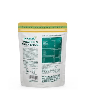 Suplemento Protein and Fiber Shake Pronat Pronat sabor manzana de 450 g