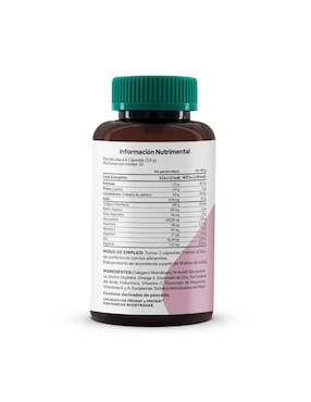 Suplemento Colagen + HA Pronat con colagéno hidrolizado 120 cápsulas