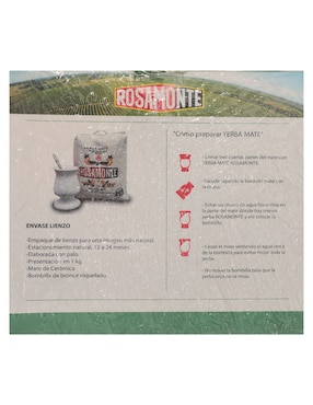 Yerba Mate con palo Rosamonte 1 kg