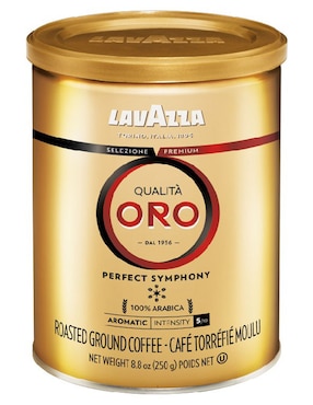 Café Molido Sabor Floral Y Afrutado Lavazza Qualita Oro 250 G