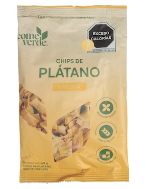 Chips De Plátano Come Verde 60 G