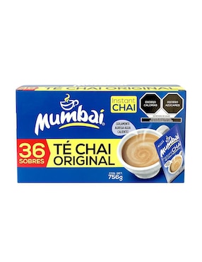 Té Chai En Polvo Mumbai 36 Sobres