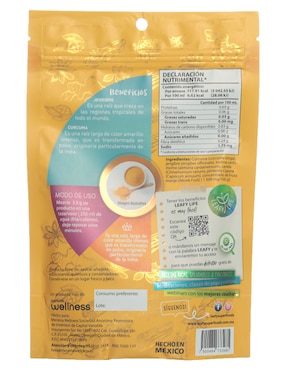 Tisana cúrcuma y jengibre en polvo Leafy 150 g