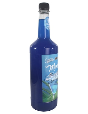 Sustituto Endulzante Mexclaito de naranja curacao azul de 1 litro