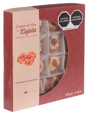 Galletas de nuez con cajeta Suspiros De Nuez