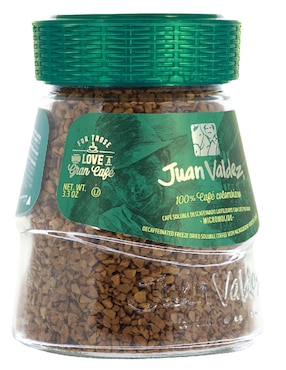 Café liofilizado sabor natural de Colombia Juan Valdez 95 g